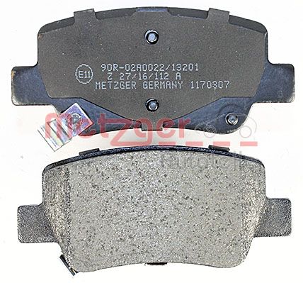 METZGER 1170307 Bremsbelagsatz, Scheibenbremse